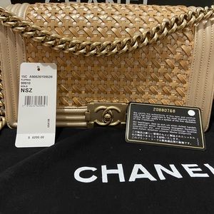 Chanel flap boy bag